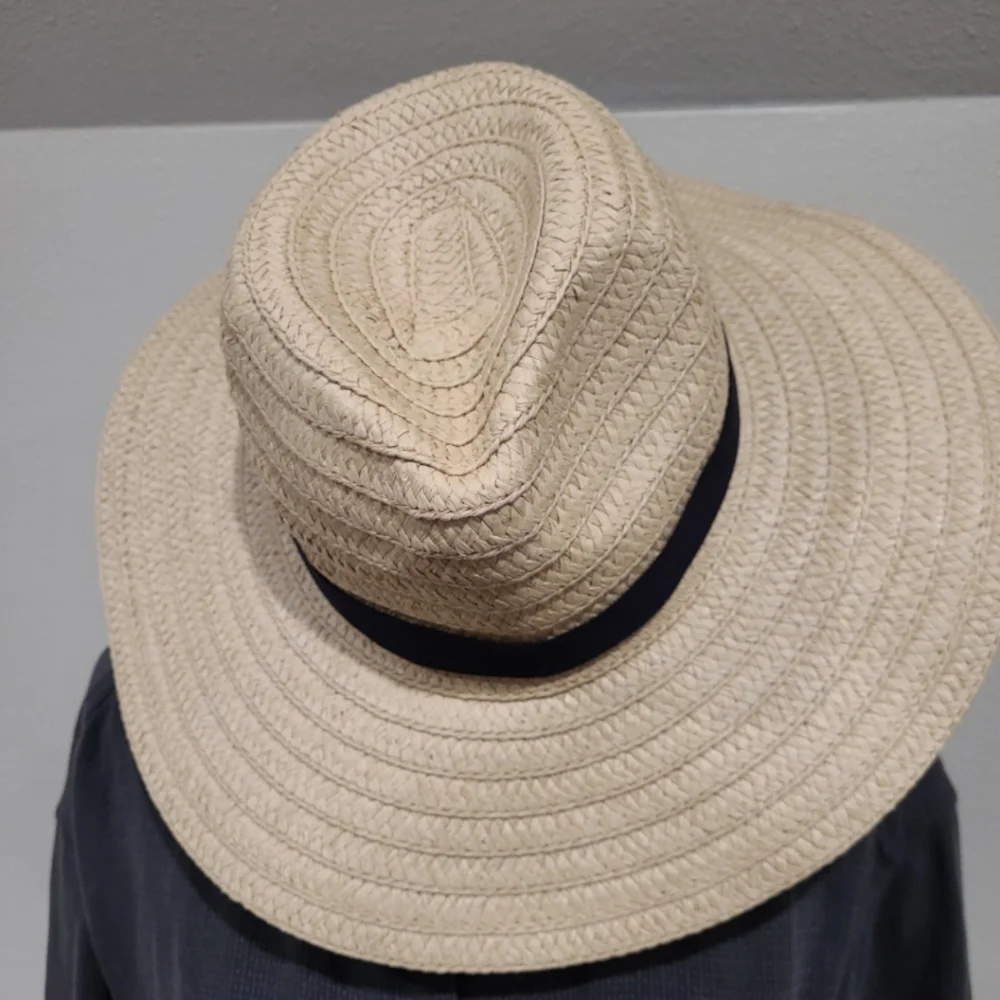 Madewell Fiber Fedora packable hat Women's SZ M/L sold‎ out style MD832 coastal
